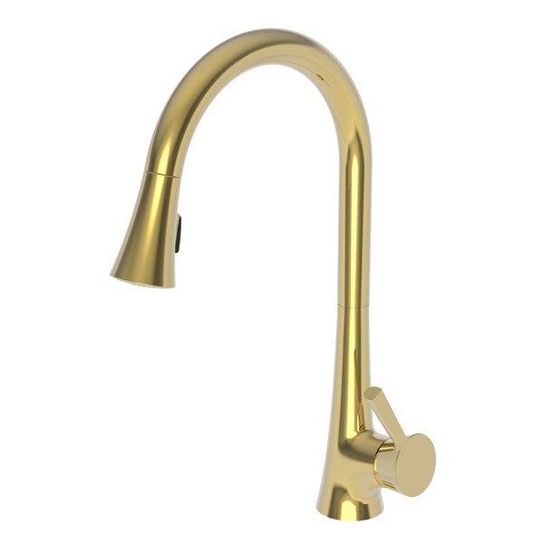 Newport Brass Pull-Down Kitchen Faucet in Polished Gold, Pvd 2500-5123-24 - main